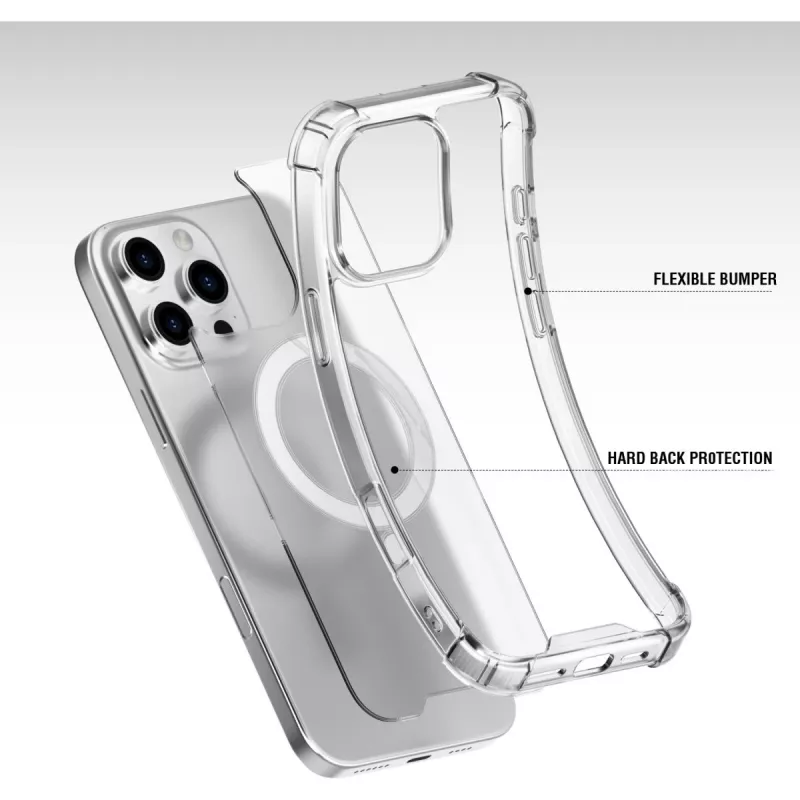4smarts Hybrid Case Ibiza, skirta Apple iPhone 16 Pro Max, suderinama su MagSafe