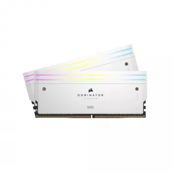 CORSAIR DOMINATOR TITANIUM RGB 96GB 2x48GB DDR5 6400MT/s DIMM Unbuffered 32-40-40-84 Std PMIC XMP 3.0 Balta Heatspreader 1.4V