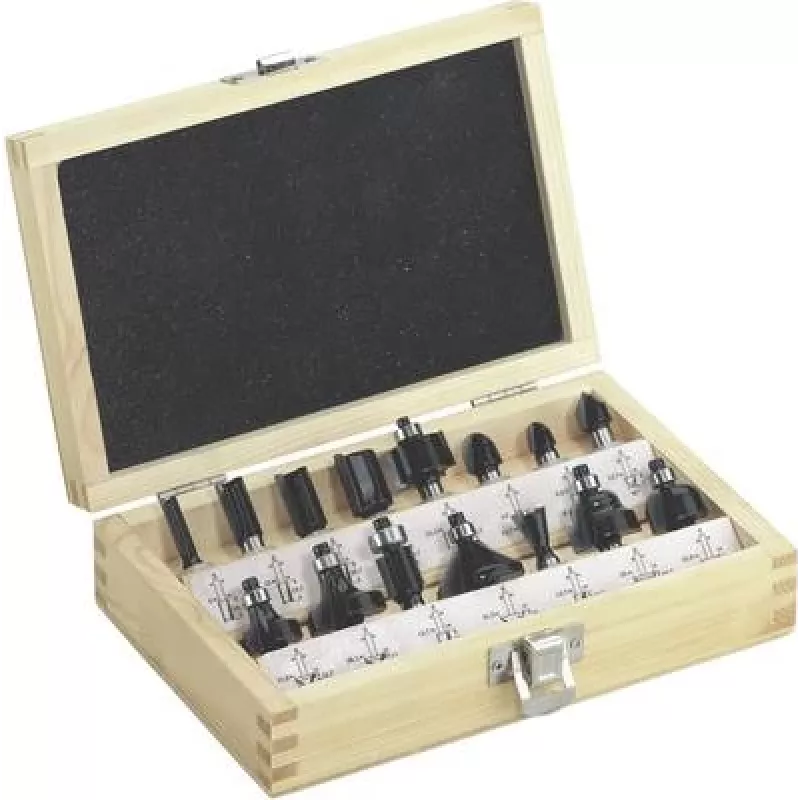 Frezų rinkinys Metabo 631039000 — 15 dalių frezavimo priedų rinkinys