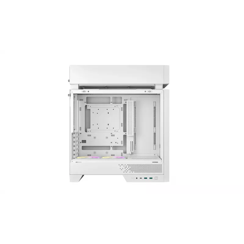 PC korpusas DeepCool CL660 WH White — ATX/Micro-ATX/Mini-ITX, grūdintas stiklas, palaiko ATX/PS2/SFX/SFX‑L PSU
