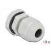 Kabelio sandariklis DeLOCK 60193 Pilkas Plastikinis 10 vnt.