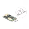 Vidinė RS-232 sąsajos plokštė DELOCK 95278 — Mini PCI Express priegloba, 4× RS-232 išėjimai, FIFO 256 B, 30×51×10 mm
