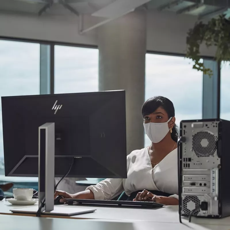 Stalinis kompiuteris HP Pro Tower 400 G9 — Intel Core i5-14500, 8GB DDR5 4800, 512GB NVMe SSD, Intel UHD 770, Windows 11 Pro, Tower, Jack Juoda