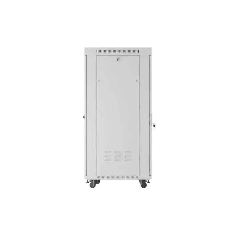 19 colių 32U LANBERG stovimasis stovas-spinta 600×800 mm pilka su stiklinėmis durelėmis ir LCD (plokščia pakuotė)