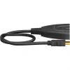 HDMI-Umschaltbox 3 į 1 (4K @ 60 Hz), HDMI jungiklis (juodas, 55 cm laidas)