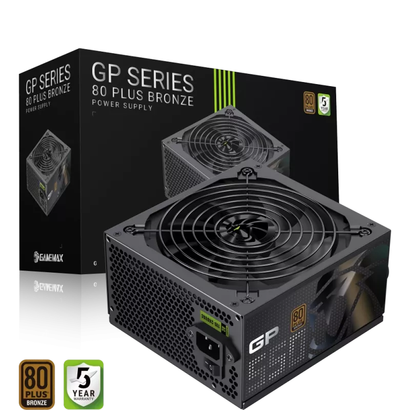 Gamemax maitinimo blokas, 80 PLUS, Bronze | GP 550B | 550 W