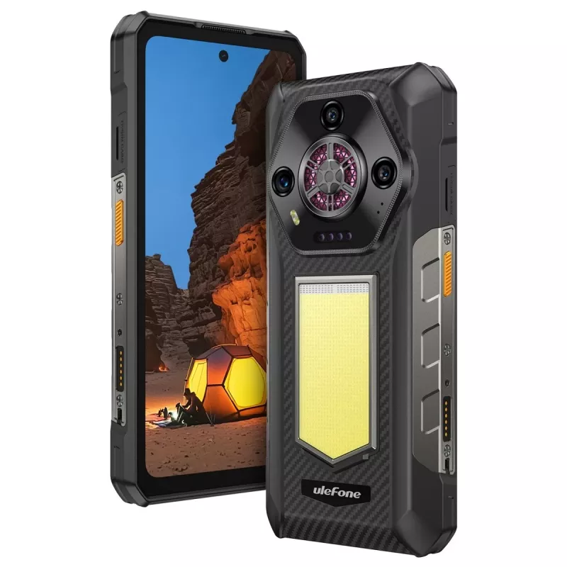 Patvarus išmanusis telefonas UleFone Armor 30 4G su Helio, 12 GB RAM, 512 GB atminties, juodas, energijos klasė A
