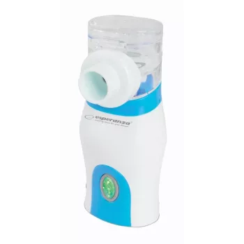 Nešiojamasis inhaliatorius ESPERANZA ECN005 — kompaktiškas kišeninis purkštuvas, 0.2 ml/min., 21 dB, USB, 2×AA