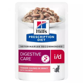 HILLS Prescription Diet Digestive Care i/d Feline su lašiša - šlapias kačių maistas - 85g