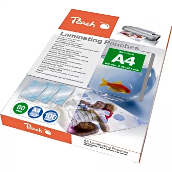 Peach PP580-02 laminavimo plėvelės 100 vnt.