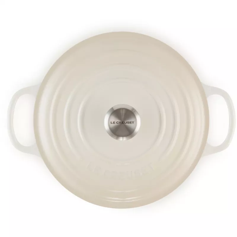 Le Creuset Signature Roaster apvalus 26 cm meringue (21177267164430)