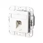 METZ CONNECT E-DAT - Connection Socket, Flush-Mount - RJ-45 - Gryna balta, RAL 9010 (130C371102-I)