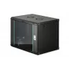 Ant sienos montuojama spintelė DIGITUS Dynamic-N 9U, 600x450 mm (PxG), IP20, rakto užraktas, nesurinkta