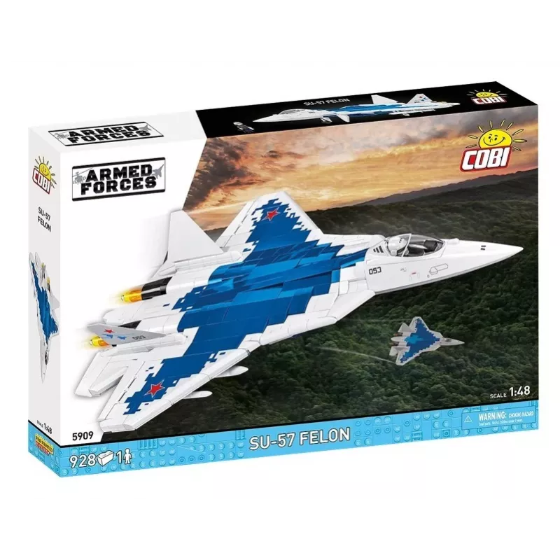 Konstruktorius Cobi SU-57 Felon, 928 dalys – Cobi modelis COBl-5909