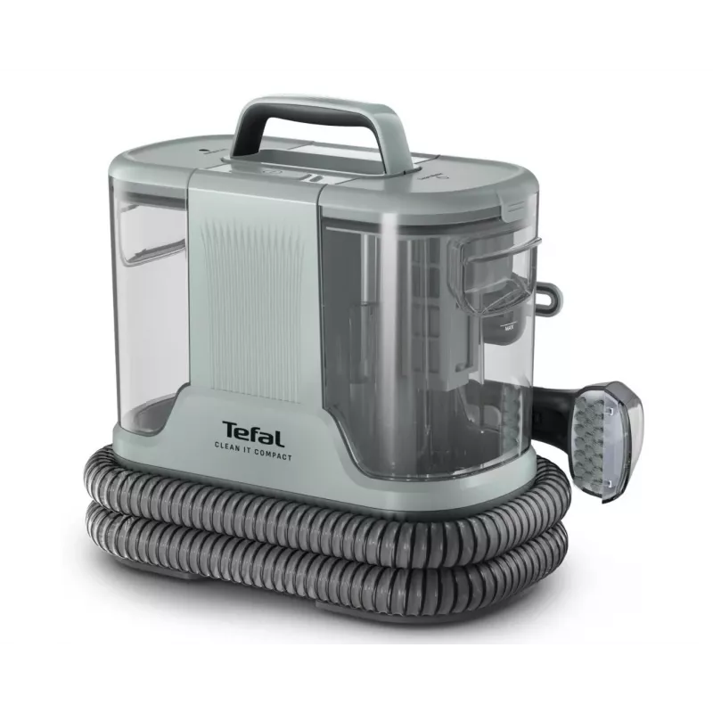 Nešiojamasis taškinis valiklis Tefal Clean It Compact Pet IZ3020F0 — rankinis apmušalų ir naminių gyvūnų dėmių valiklis