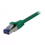 komutacinis kabelis RJ45 - CAT6A 500Mhz - 3m - žalias - S-STP(S/FTP) - AWG27 - LSZH - Synergy 21