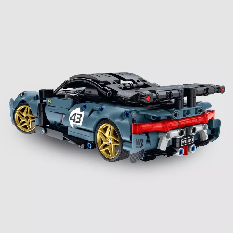 iM.Master 8043 RC Super Car konstrukcinės kaladėlės, 449 dalys, grafito spalvos