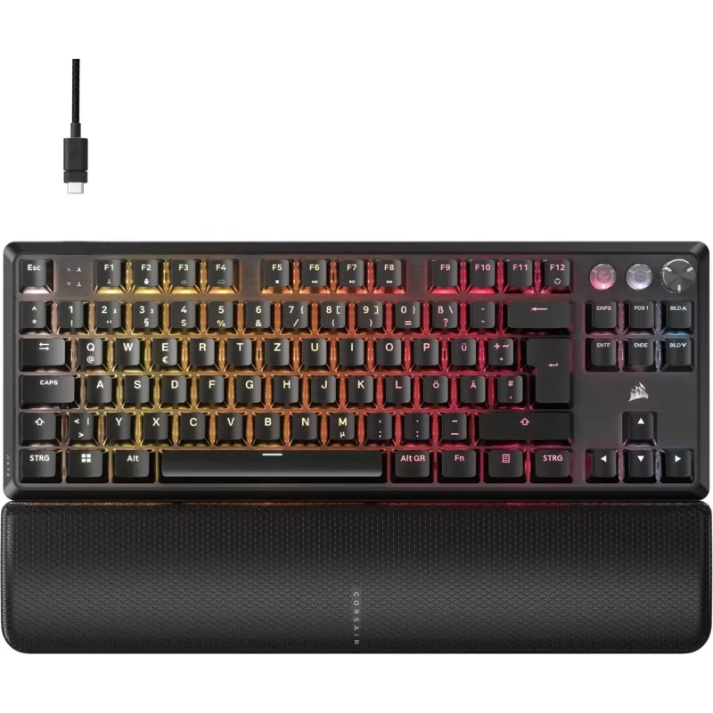 Klaviatūra Corsair K70 Pro TKL, TKL (80%), ISO (DE)