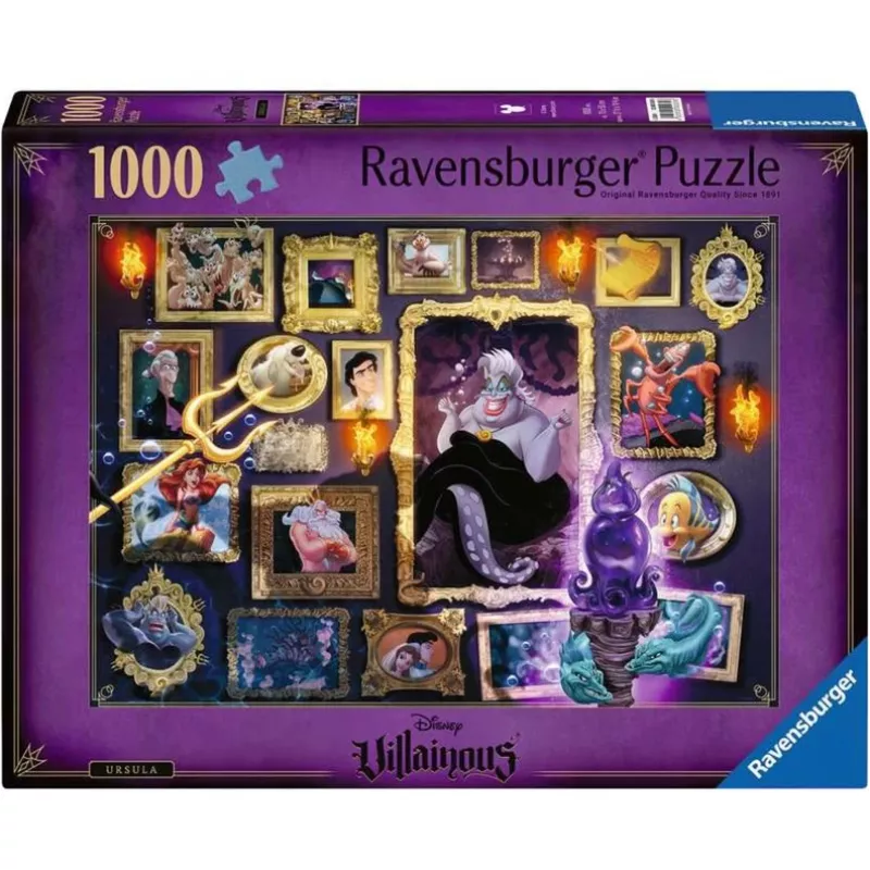 Dėlionė Ravensburger Villainous Ursula 1000 dalių
