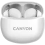 Canyon TWS-5 belaidės ausinės, su mikrofonu, BT V5.3 JL 6983D4, 20Hz-20kHz, baterija 40mAh*2+500mAh, USB-C