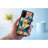 Apsauginis telefono dėklas iKins, skirtas Samsung Galaxy S20 — Mosaic Juoda