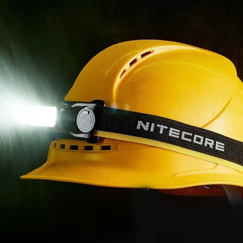 Priekinis žibintas Nitecore NU53 — įkraunamas laisvų rankų šviestuvas, kompaktiškas dizainas