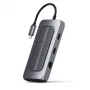 Satechi ST-UCMXAM nešiojamojo kompiuterio dokas / prievadų daugiklis USB 3.2 Gen 1 (3.1 Gen 1) Type-C pilkas