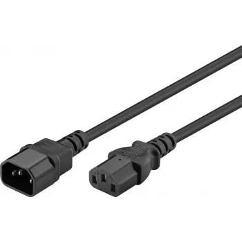 Goobay IEC prietaiso ilgintuvas, 1,8 m, juodas (59570)