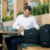 Portfelis DICOTA Eco Multi PRO 11–14,1 col. juodas Nešiojimo rankena Peties diržas