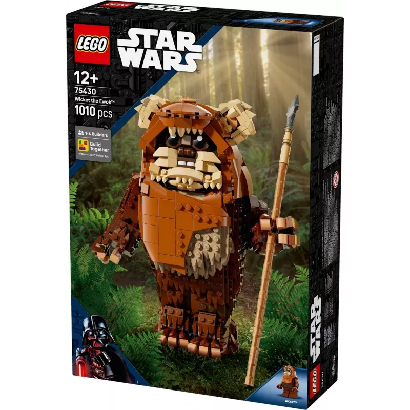 “LEGO Star Wars” konstruktorius “Sukonstruok Wicket the Ewok” 75430 — 1010 detalių, 230 mm modelis, amžius 12+