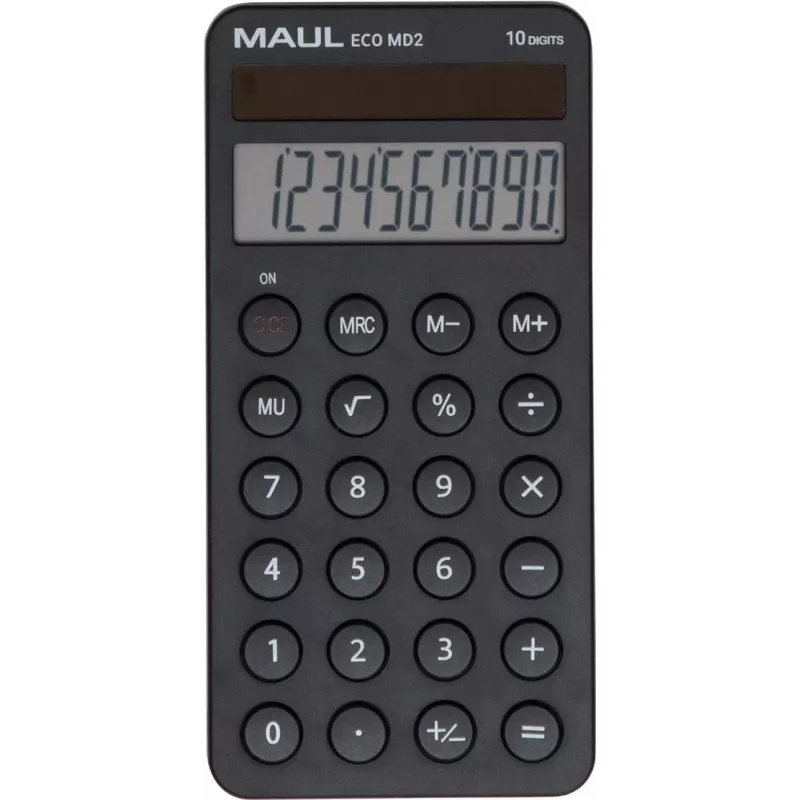 MAUL ECO MD2 Skaičiuotuvo dėklas Paprastas skaičiuotuvas Juoda (7275290)