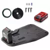 Power X-Change Robot Mower FREELEXO CAM PLUS 600 (raudona/juoda, Li-Ion Battery Plus 4,0Ah, kamera + jutiklis)