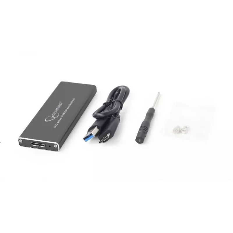 Gembird EE2280-U3C-01 išorinio disko dėklas SSD dėklas Juodas M.2