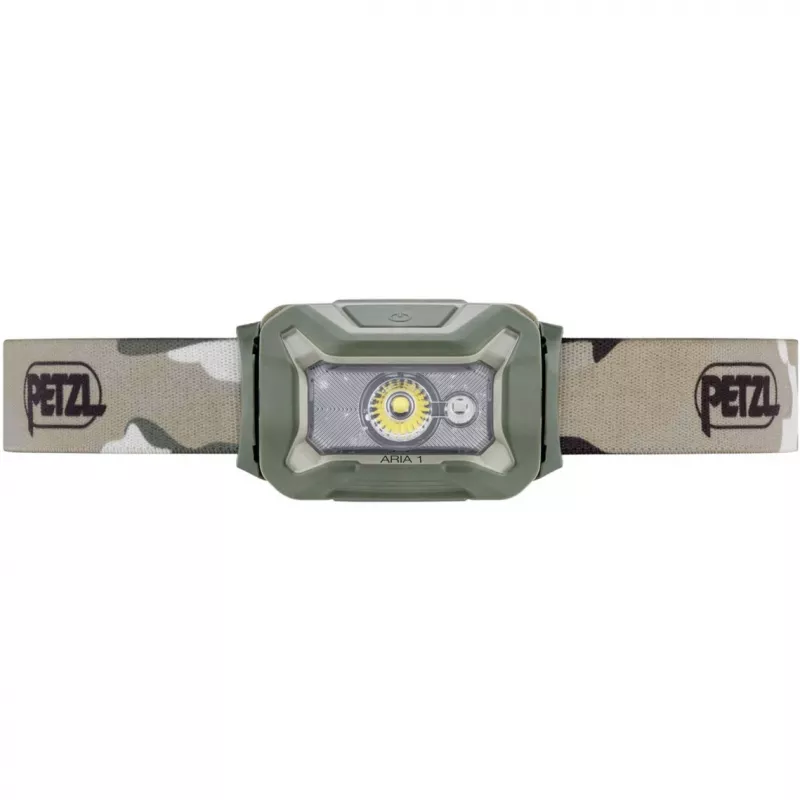 Petzl Aria 1 RGB Camouflage galvos dirželio žibintuvėlis LED