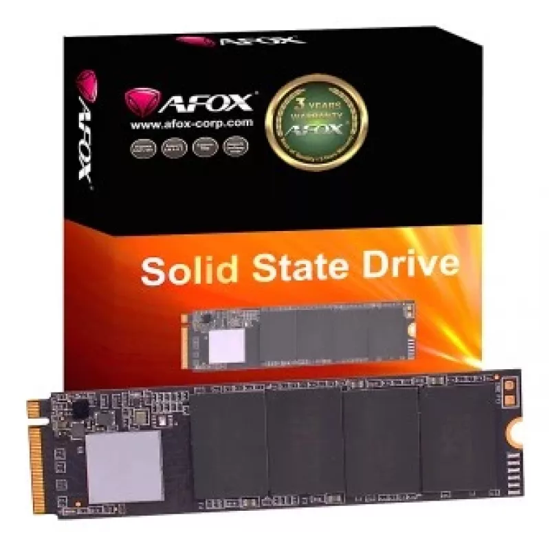 Vidinis M.2 NVMe SSD AFOX ME300 128 GB (PCIe x4, 3D NAND, iki 1,6 GB/s skaitymo, 600 MB/s rašymo)