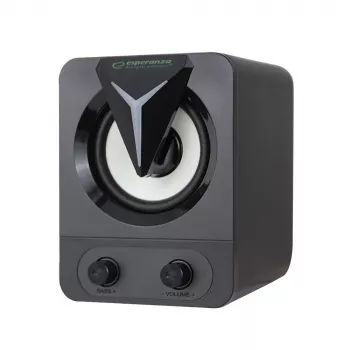 Esperanza EGS107 garsiakalbiai 2.1 USB LED 5 W juodi