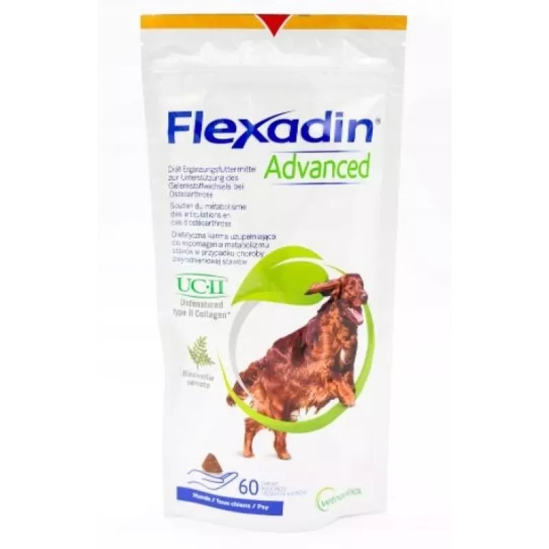 Vetoquinol Flexadin Advanced – skanėstai šunims – 60 tablečių