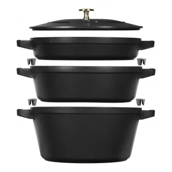 Staub La Cocotte 4,2 L apvalus ketaus troškintuvas