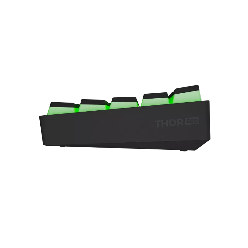 ŽAIDIMŲ KLAVIATŪRA GENESIS THOR 660 G2 US JUODA BELAIDĖ RGB MECHANINĖ GATERON BROWN