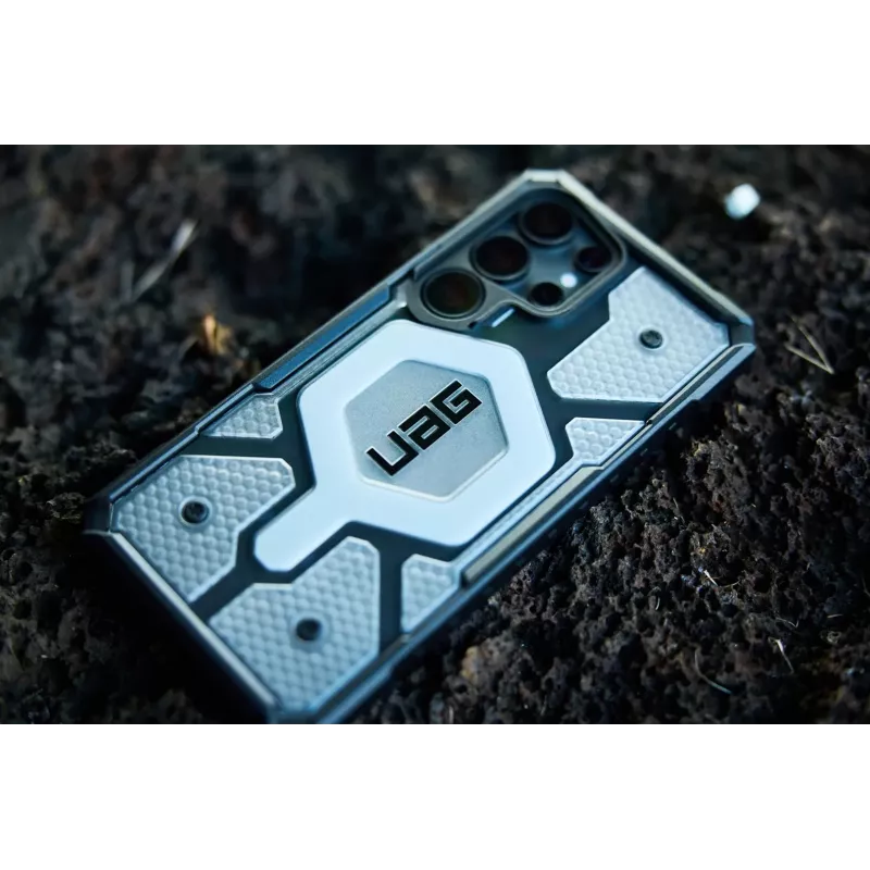Urban Armor Gear Pathfinder Clear mobiliojo telefono dėklas 17,3 cm (6,8) Dangtelis Juoda, Sidabrinė