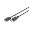 Adapter kabelis Displayport 1.2 with interlock 4K 60Hz UHD Typ DP/HDMI A M/M juodas 2 m