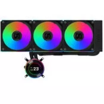 Lian Li GA II Hydroshift II LCD-C 360CL procesoriaus „viskas viename“ skysčio aušintuvas 12 cm Juoda 1 vnt.