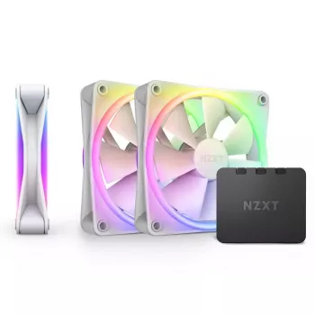 Ventiliatorius NZXT F120 RGB DUO 3 vienetų rinkinys 12 cm Baltas 500-1800 RPM