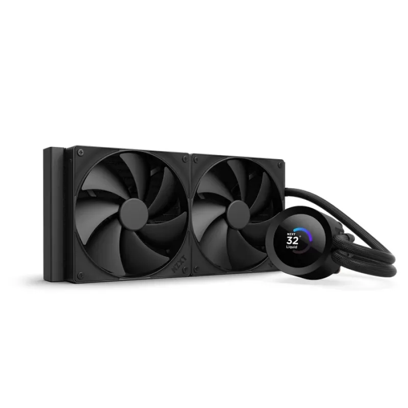„viskas viename“ skysčio aušintuvas NZXT Kraken Plus 280 14 cm juodas
