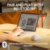 Logitech belaidė Bluetooth pelė M240 Silent, balta
