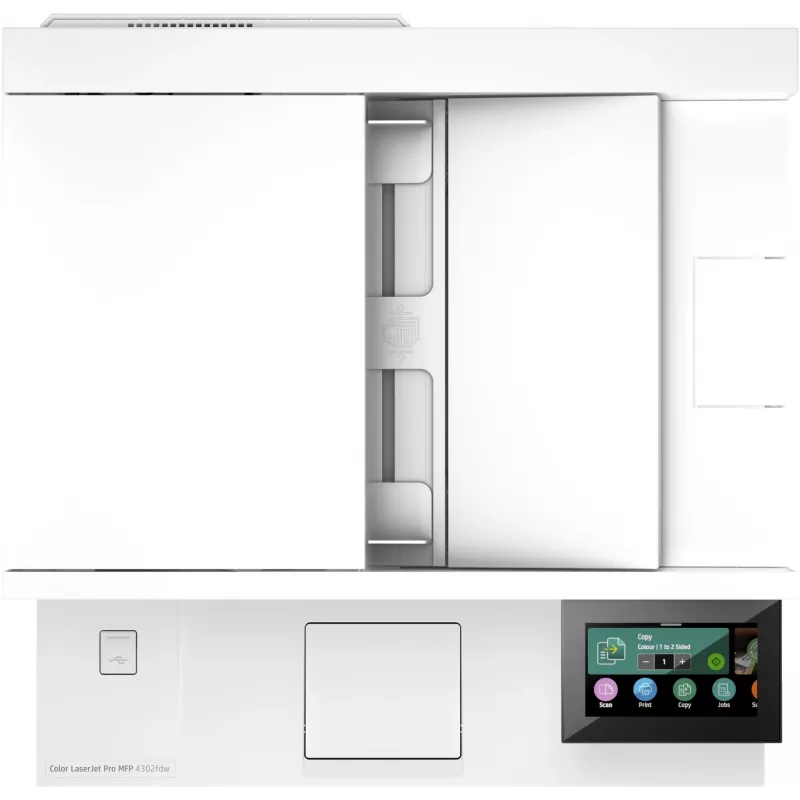 HP Color LaserJet Pro MFP 4302fdw spausdintuvas, lazerinis, spalvotas spausdinimas, 600 x 600 DPI, A4, tiesioginis spausdinimas, mėlyna, balta