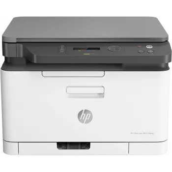 Daugiafunkcis lazerinis spausdintuvas HP Color Laser MFP 178nw — spalvotas spausdinimas, A4, 18 ppm (n/b), „Wi‑Fi“, Ethernet, dvipusis nuskaitymas