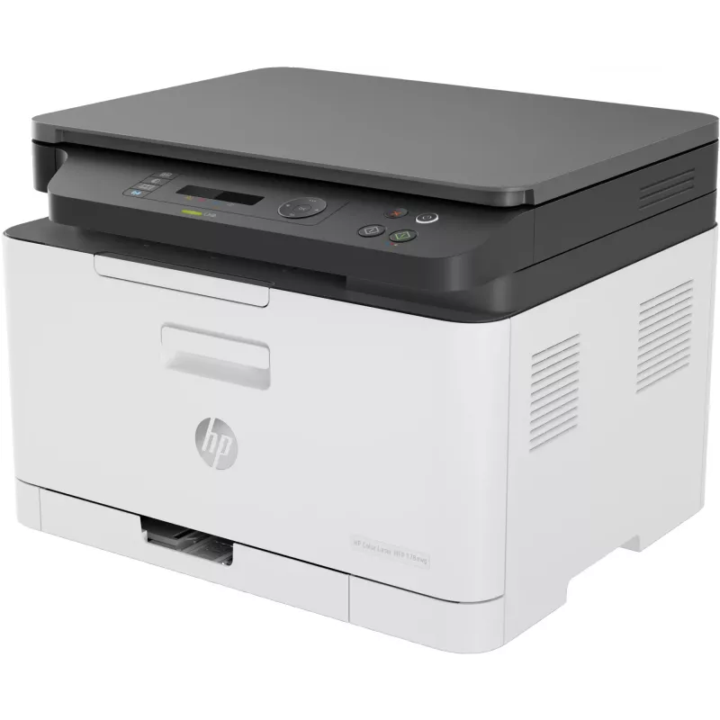 Daugiafunkcis lazerinis spausdintuvas HP Color Laser MFP 178nw — spalvotas spausdinimas, A4, 18 ppm (n/b), „Wi‑Fi“, Ethernet, dvipusis nuskaitymas