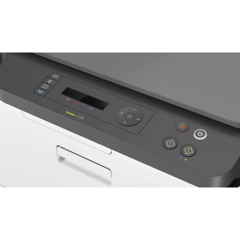 Daugiafunkcis lazerinis spausdintuvas HP Color Laser MFP 178nw — spalvotas spausdinimas, A4, 18 ppm (n/b), „Wi‑Fi“, Ethernet, dvipusis nuskaitymas
