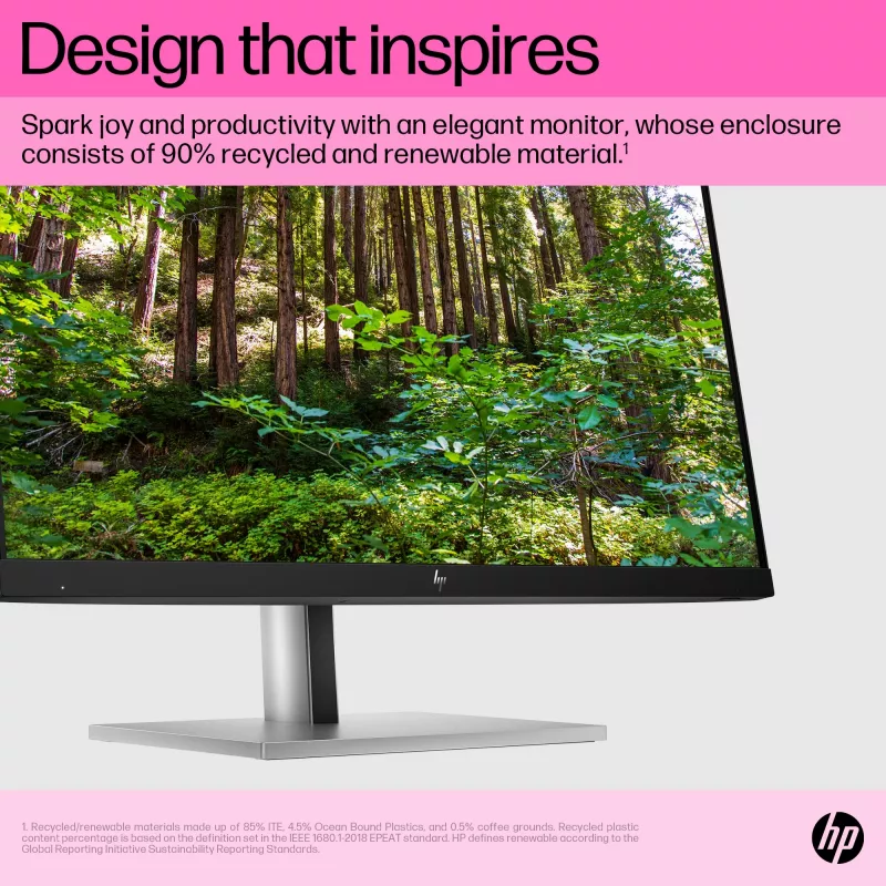 HP E24t G5 FHD Touch Monitor, 60,5 cm (23,8 colio), 1920 x 1080 pikselių, Full HD, LCD, 5 ms, juoda
